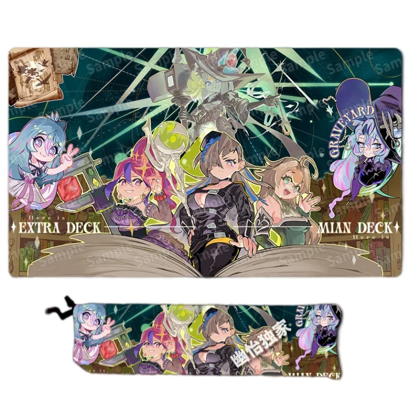 New 600x350mm Yu-Gi-Oh! Witchcrafter Madame Verre Trading Card Playmat 2mmStitched Edge Single Player Rubber Board Game Card Mat
New 600x350mm Yu-Gi-Oh! Witchcrafter Madame Verre Trading Card Playmat 2mmStitched Edge Single Player Rubber Board Game Card Mat