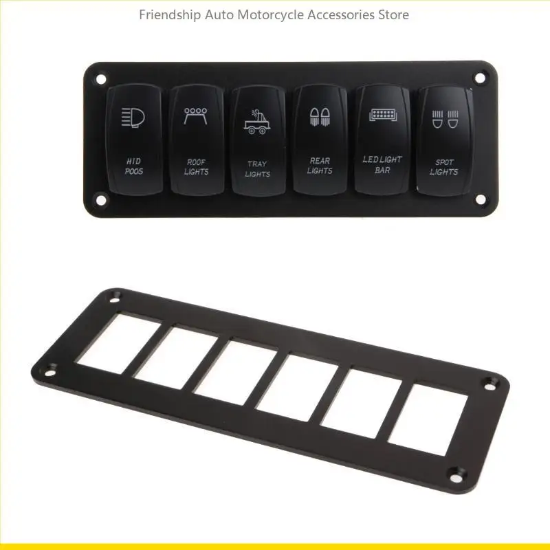 SZCH Durable Aluminum Rocker Switch Panel Housing Bracket 2/3/4/6 Way Housing Holder For Car Boat Auto Trailer Switches Parts
SZCH Durable Aluminum Rocker Switch Panel Housing Bracket 2/3/4/6 Way Housing Holder For Car Boat Auto Trailer Switches Parts