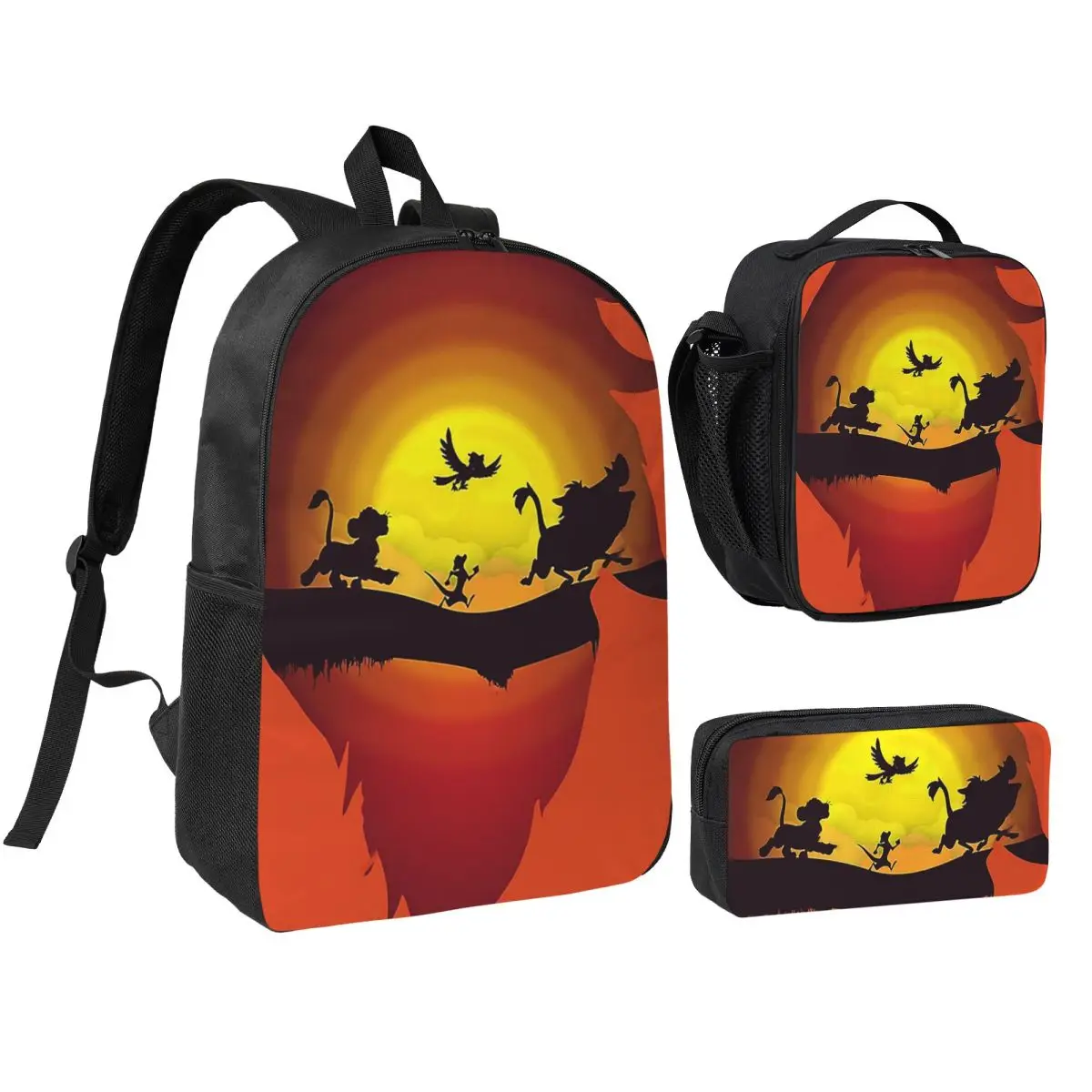 Hakuna Matata Backpack Student BookBag School Bag Shoulder Bags 3ps Insulated Lunch Bag Pencil Case
Hakuna Matata Backpack Student BookBag School Bag Shoulder Bags 3ps Insulated Lunch Bag Pencil Case