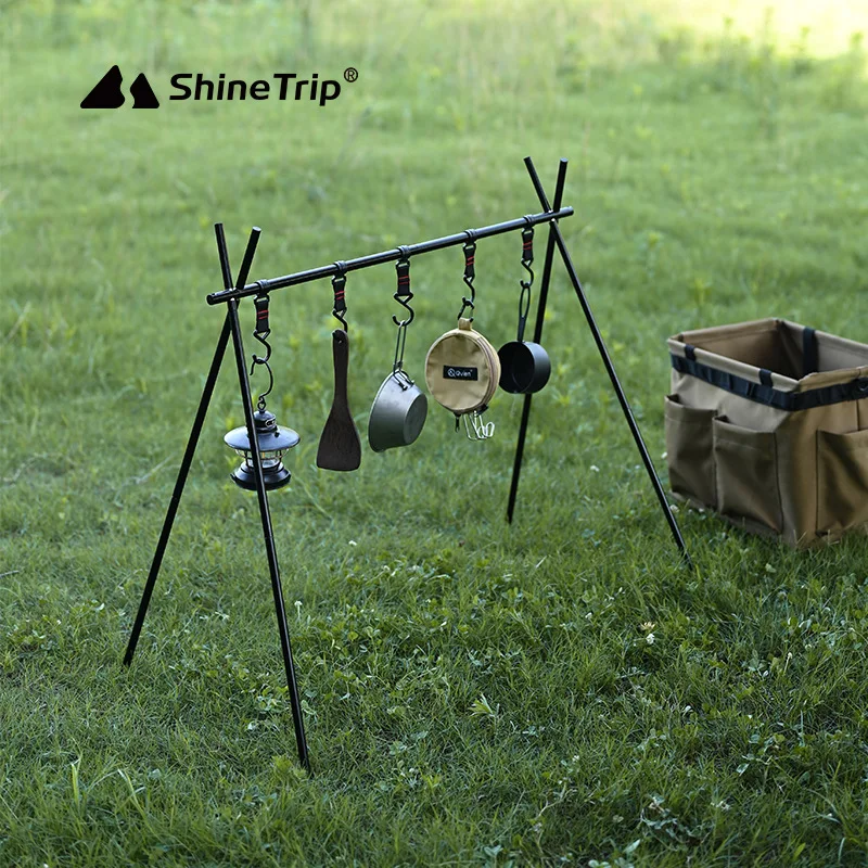 Mountain Fun Aluminum Portable Shelf with Hooks Outdoor Folding Tripod Camping Utensil Organizer
Mountain Fun Aluminum Portable Shelf with Hooks Outdoor Folding Tripod Camping Utensil Organizer