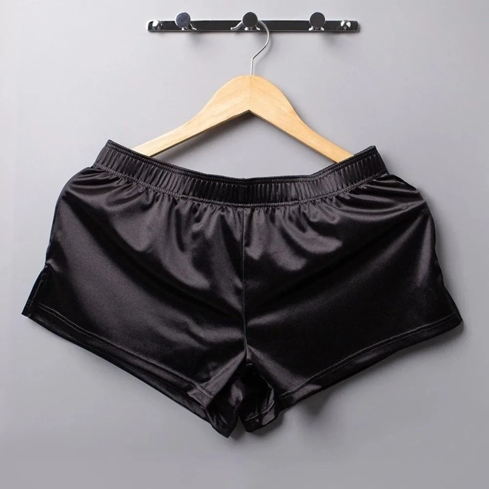Solid Color Ice Silk Satin Boxer Shorts Underpants Casual Style Male Panties Loose Boxer Shorts Men
Solid Color Ice Silk Satin Boxer Shorts Underpants Casual Style Male Panties Loose Boxer Shorts Men