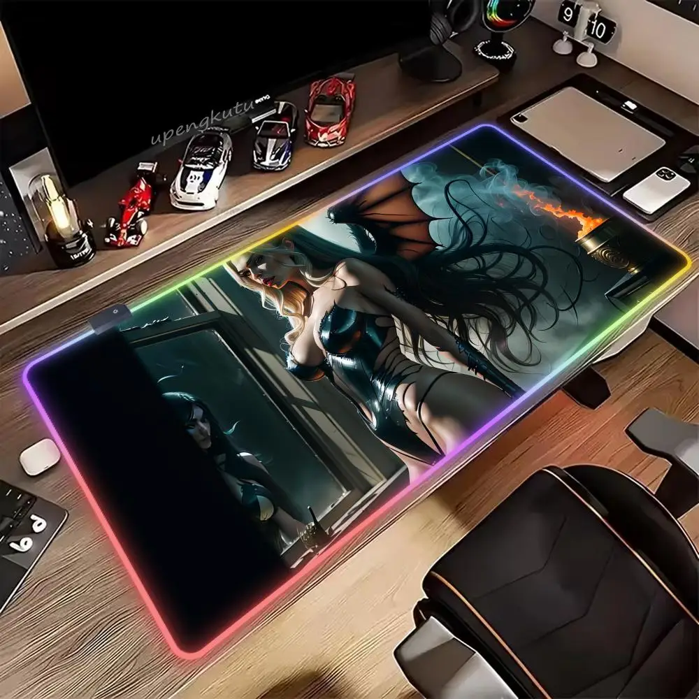 Коврик для мыши «Ведьма с крыльями» RGB HD XXL, милый коврик для мыши и клавиатуры, большой настольный коврик для ПК, игровой коврик для ноутбука, светодиодный настольный коврик
Коврик для мыши «Ведьма с крыльями» RGB HD XXL, милый коврик для мыши и клавиатуры, большой настольный коврик для ПК, игровой коврик для ноутбука, светодиодный настольный коврик