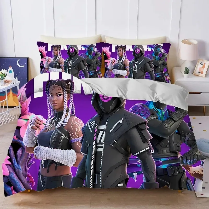 Fortnites Quilt Cover Cartoon Game Printed Bedding Set Duvet Cover Fashion Bedroom Bed Bedclothes Pillowcase Xmas Gift
Fortnites Quilt Cover Cartoon Game Printed Bedding Set Duvet Cover Fashion Bedroom Bed Bedclothes Pillowcase Xmas Gift