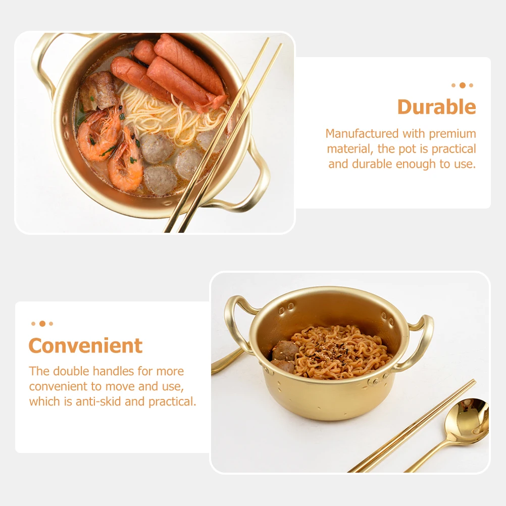 Noodle Pot Set Ramen Pan Stainless Steel Cooking Soup Instant Small Noodles Korean Saucepan
Noodle Pot Set Ramen Pan Stainless Steel Cooking Soup Instant Small Noodles Korean Saucepan