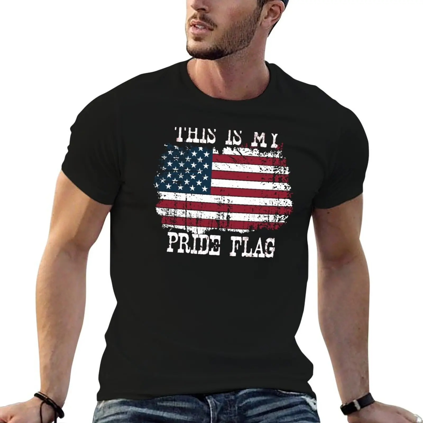 This Is My Pride Flag USA American Patriotic T-Shirt funny t shirts man man t shirts cotton T-Shirt
This Is My Pride Flag USA American Patriotic T-Shirt funny t shirts man man t shirts cotton T-Shirt