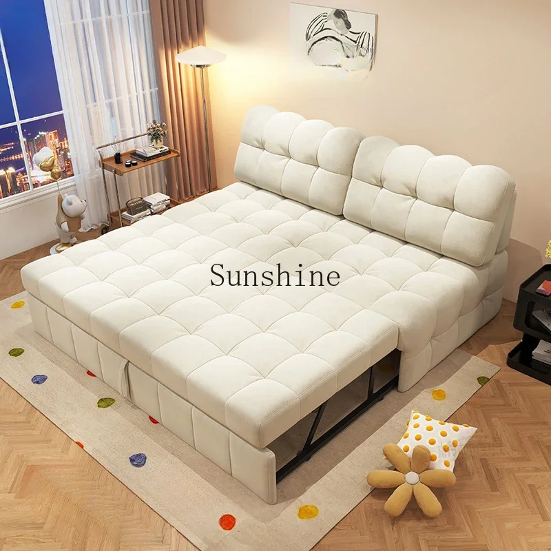 Sofa bed foldable dual-purpose living room telescopic integrated multi-functional French cream wind
Sofa bed foldable dual-purpose living room telescopic integrated multi-functional French cream wind