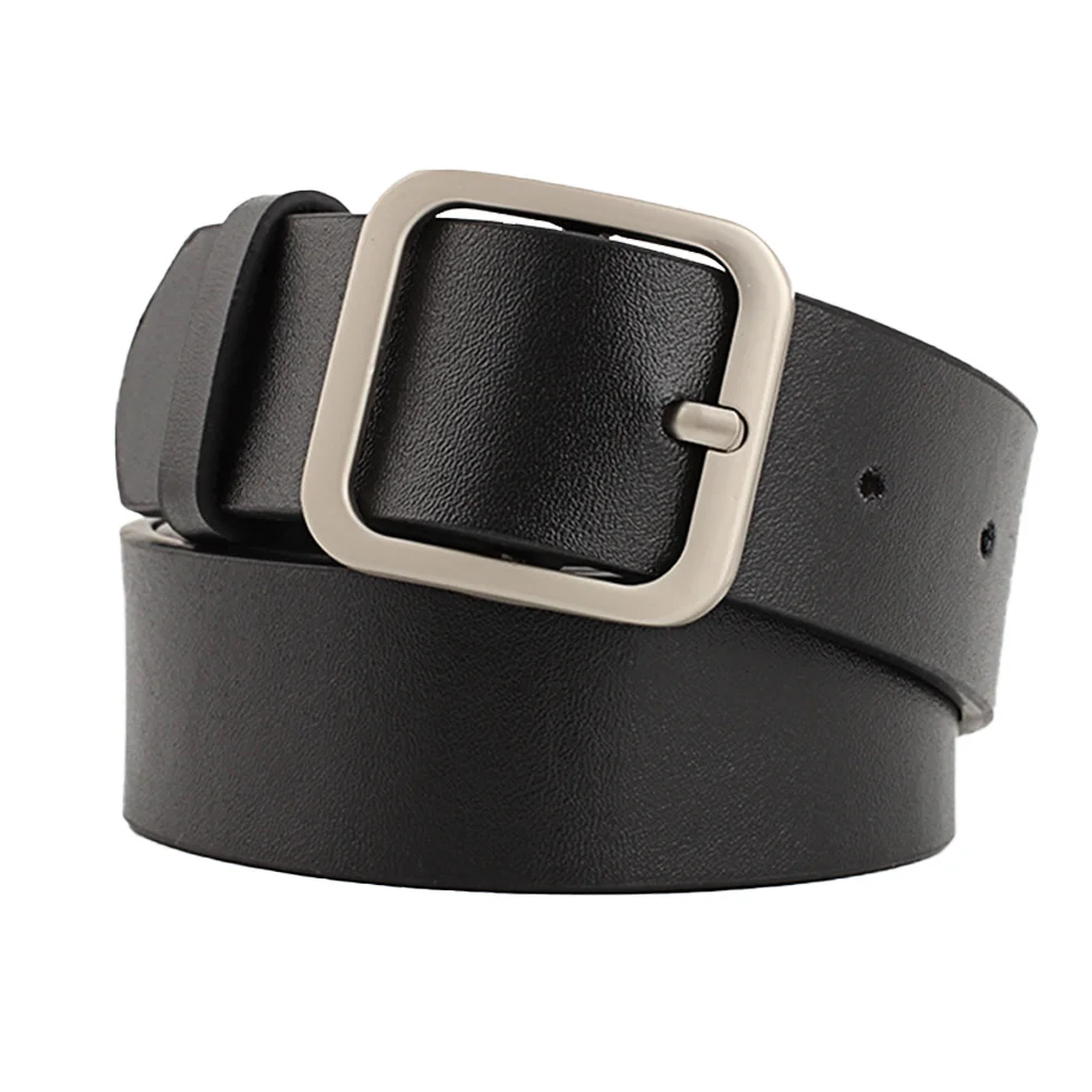 1Pcs Casual Women Belt Square Buckle Adjustable Fashionable Black Silver Waist Hip 110cm Length 3.3cm Width
1Pcs Casual Women Belt Square Buckle Adjustable Fashionable Black Silver Waist Hip 110cm Length 3.3cm Width