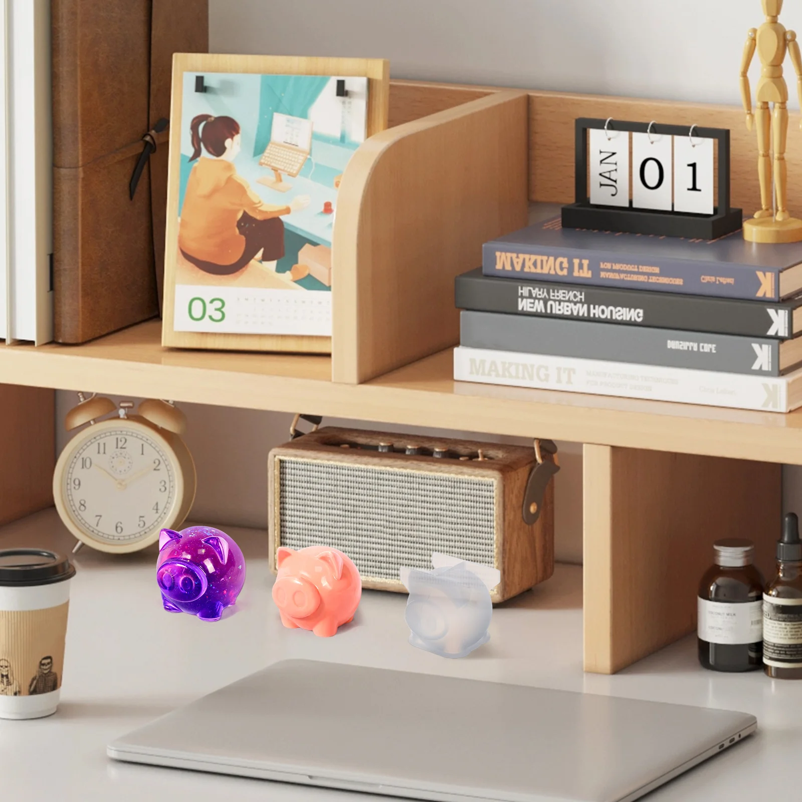 Pig Shaped Silicone Diy Craft Decorations Making Reusable Art Handicrafts Epoxy Casting Tools Animal Design Ornament Molds For
Pig Shaped Silicone Diy Craft Decorations Making Reusable Art Handicrafts Epoxy Casting Tools Animal Design Ornament Molds For