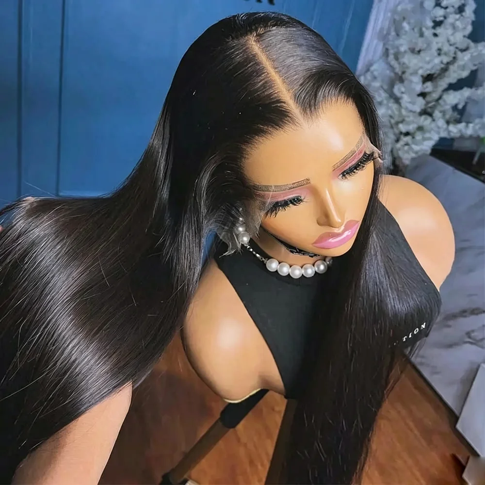 Glueless Natural Black Straight 26Inch Soft Long 13x4 Lace Front Wig For Women With Baby Hair Synthetic Preplucked Daily
Glueless Natural Black Straight 26Inch Soft Long 13x4 Lace Front Wig For Women With Baby Hair Synthetic Preplucked Daily