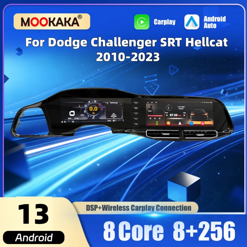 For Dodge Challenger SRT Hellcat 2010-2023 Digital Cluster 12.3 Inch LCD Virtual Cockpit Instrument Panel Speedometer Screen OEM
For Dodge Challenger SRT Hellcat 2010-2023 Digital Cluster 12.3 Inch LCD Virtual Cockpit Instrument Panel Speedometer Screen OEM