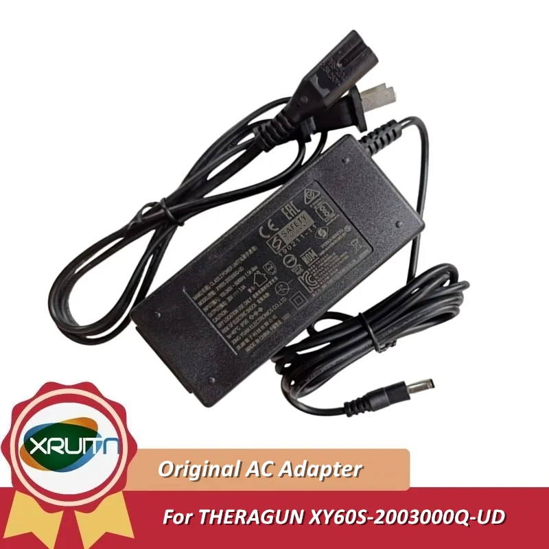 Оригинальный блок питания XY60S-2003000Q-UD класса 2, 20 В, 3 А, 60 Вт, зарядное устройство переменного тока для блока питания THERAGUN
Оригинальный блок питания XY60S-2003000Q-UD класса 2, 20 В, 3 А, 60 Вт, зарядное устройство переменного тока для блока питания THERAGUN