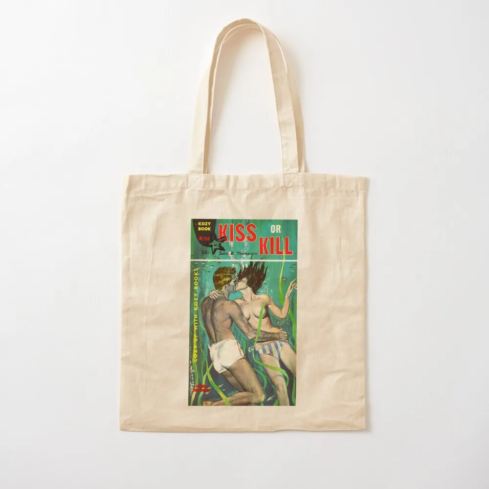 KISS OR KILL Tote Bag Canvas shoulder bag reusable shopping bags supermarket folding bag
KISS OR KILL Tote Bag Canvas shoulder bag reusable shopping bags supermarket folding bag