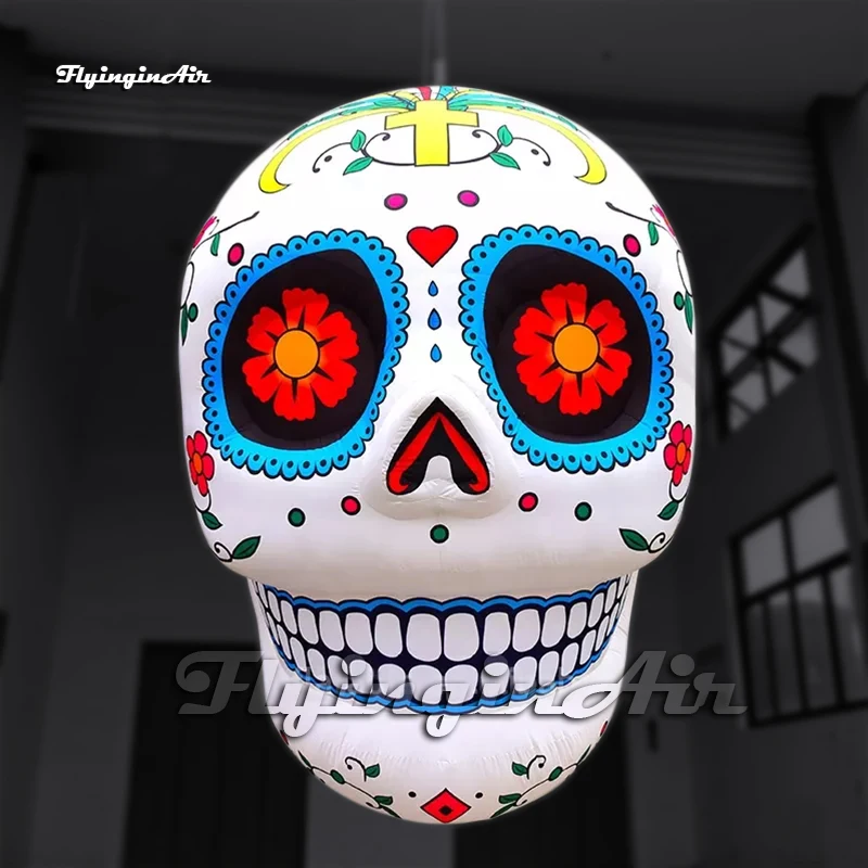 Personalized Hanging Large White Halloween Inflatable Skull Replica Balloon With LED Light For Club Party Decoration
Personalized Hanging Large White Halloween Inflatable Skull Replica Balloon With LED Light For Club Party Decoration