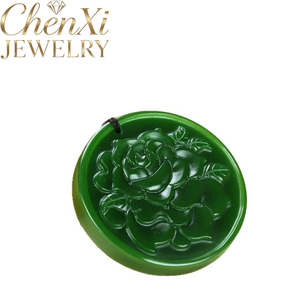 High-End Hetian Jade Spinach Green Peony Flower Pendant Luxury Quality Fashion Fine Jewelry Exquisite Elegant Popular Amulets
High-End Hetian Jade Spinach Green Peony Flower Pendant Luxury Quality Fashion Fine Jewelry Exquisite Elegant Popular Amulets