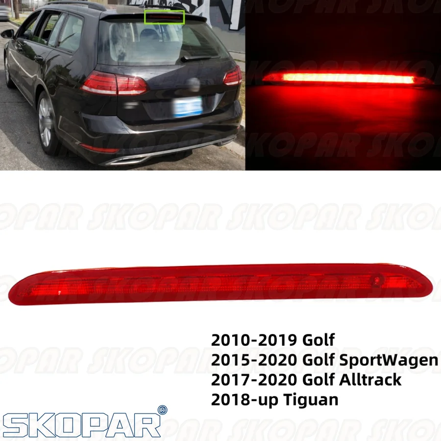 Red Third Rear Brake Stop Light Lamp With Spray Nozzle For VW Golf 6/7 2010-2019 SportWagen Alltrack 2017-2020 Tiguan 2018-up
Red Third Rear Brake Stop Light Lamp With Spray Nozzle For VW Golf 6/7 2010-2019 SportWagen Alltrack 2017-2020 Tiguan 2018-up