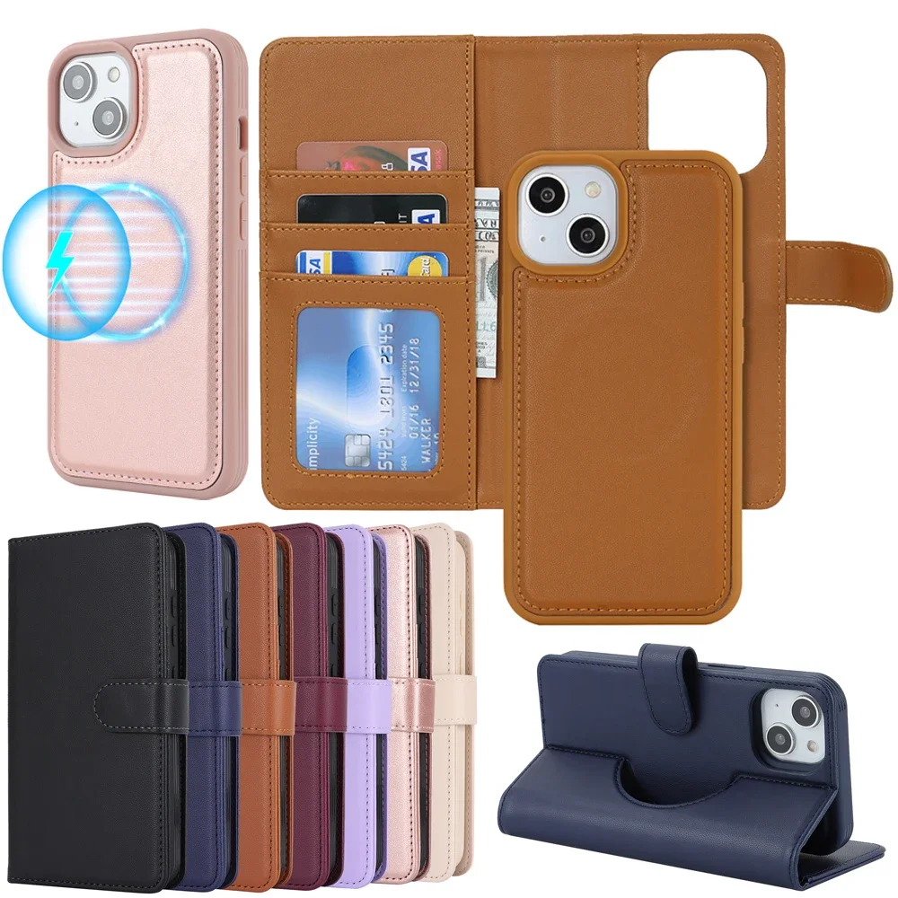 2-in-1 Removable PU Magnetic Wallet Leather Case for iPhone 11 12 13 14 15 Pro Max Plus Magsafe Card Slot Case
2-in-1 Removable PU Magnetic Wallet Leather Case for iPhone 11 12 13 14 15 Pro Max Plus Magsafe Card Slot Case