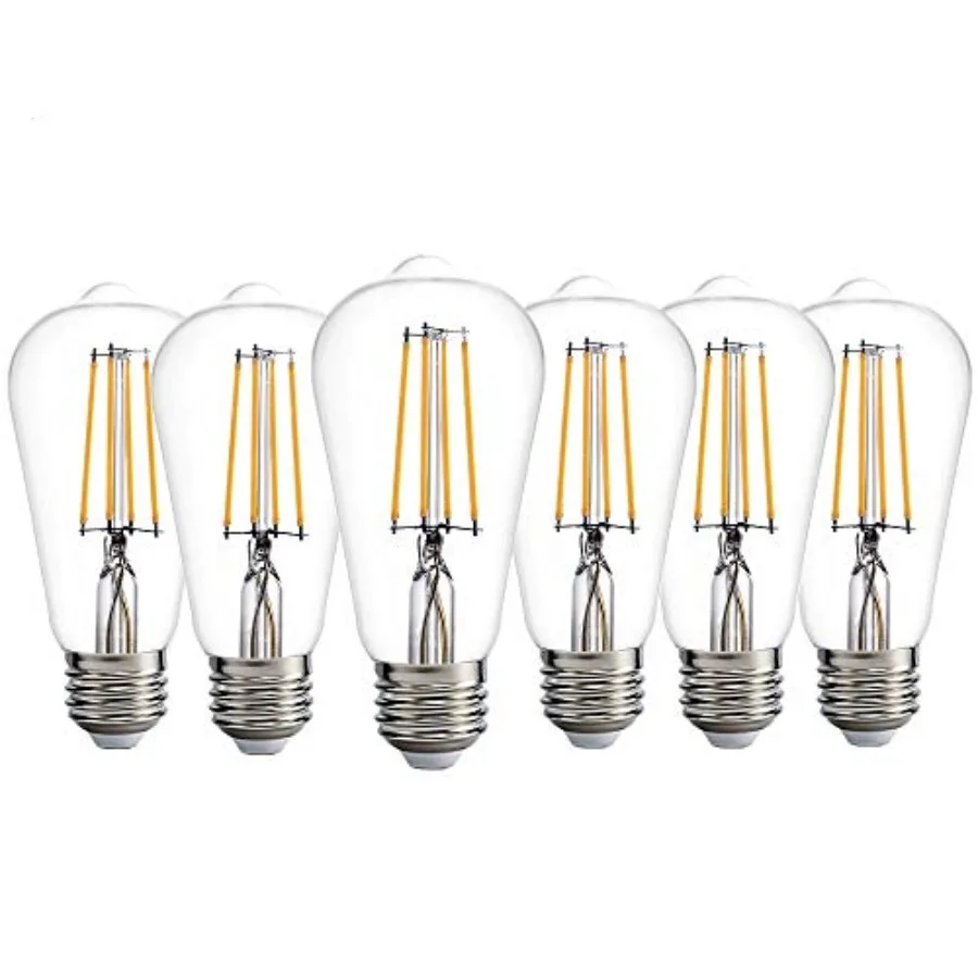 Dusk to Dawn Photocell Light Sensor 7W 800lm LED Lights Bulbs ST58 ST19 60W Edison Bulb Equivalent warmwhite Indoor Outdoor Lig
Dusk to Dawn Photocell Light Sensor 7W 800lm LED Lights Bulbs ST58 ST19 60W Edison Bulb Equivalent warmwhite Indoor Outdoor Lig