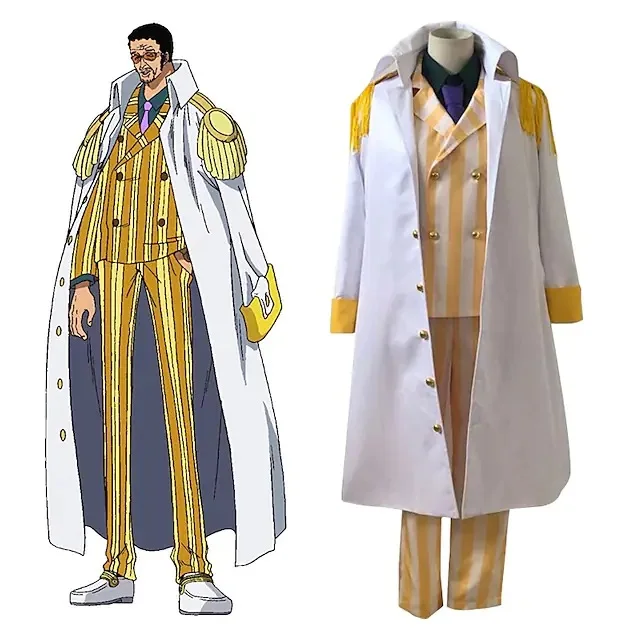 Costumes Of The Three Great Admirals Of The Navy From : Sengoku (Yellow Monkey) Akainu (Sakazuki) And Kizaru (Monkey King)
Costumes Of The Three Great Admirals Of The Navy From : Sengoku (Yellow Monkey) Akainu (Sakazuki) And Kizaru (Monkey King)