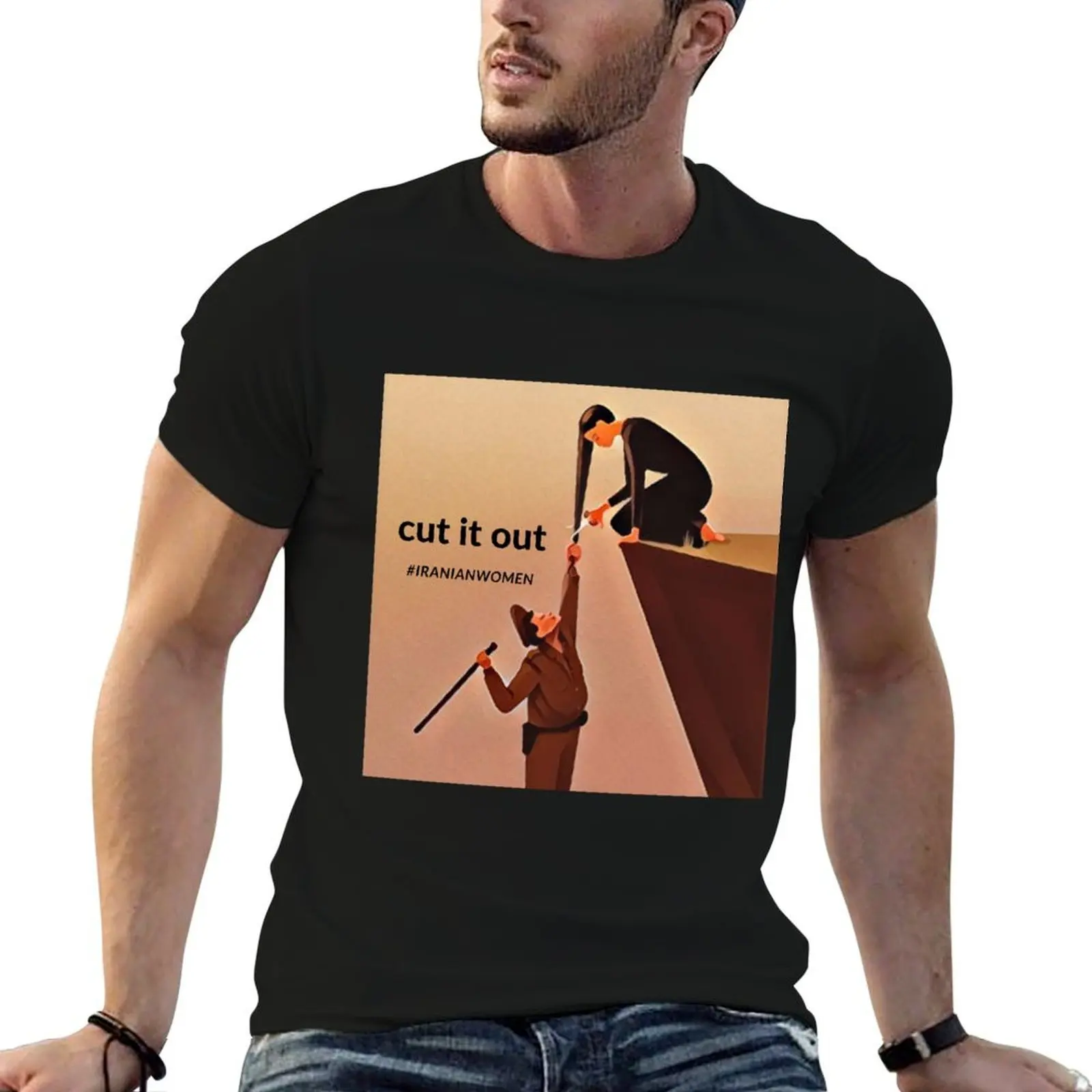 Cut it Out! Iranian Women #mahsaamini T-Shirt t shirts for man cotton t shirts for man graphic vintage T-Shirt
Cut it Out! Iranian Women #mahsaamini T-Shirt t shirts for man cotton t shirts for man graphic vintage T-Shirt