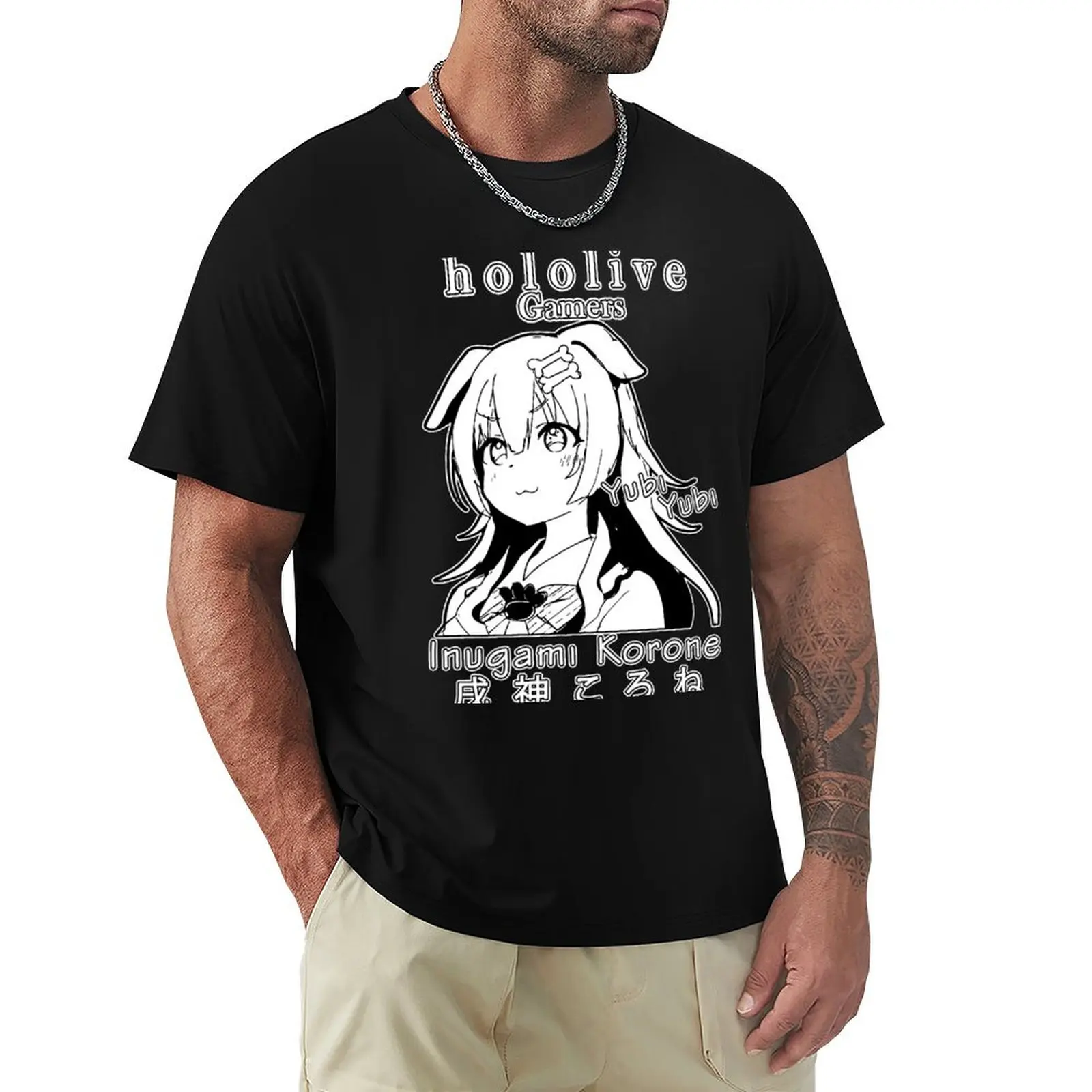 Inugami Korone Gamers Hololive (ORIGINAL) T-Shirt man clothes plus size clothes Funny t-shirts custom t shirt men clothes
Inugami Korone Gamers Hololive (ORIGINAL) T-Shirt man clothes plus size clothes Funny t-shirts custom t shirt men clothes