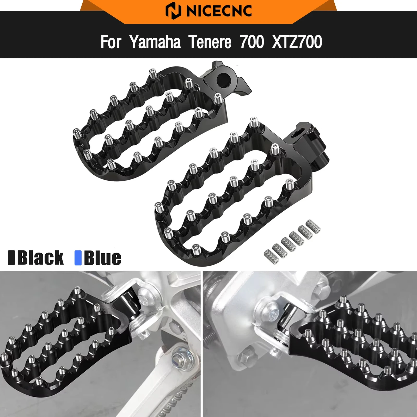 For Yamaha 2019-2024 Tenere 700 XTZ 700 XTZ700 T700 Foot Pegs Foot Rest Footpegs Forged Wide Tenere700 Rally Edition 2020-2024
For Yamaha 2019-2024 Tenere 700 XTZ 700 XTZ700 T700 Foot Pegs Foot Rest Footpegs Forged Wide Tenere700 Rally Edition 2020-2024
