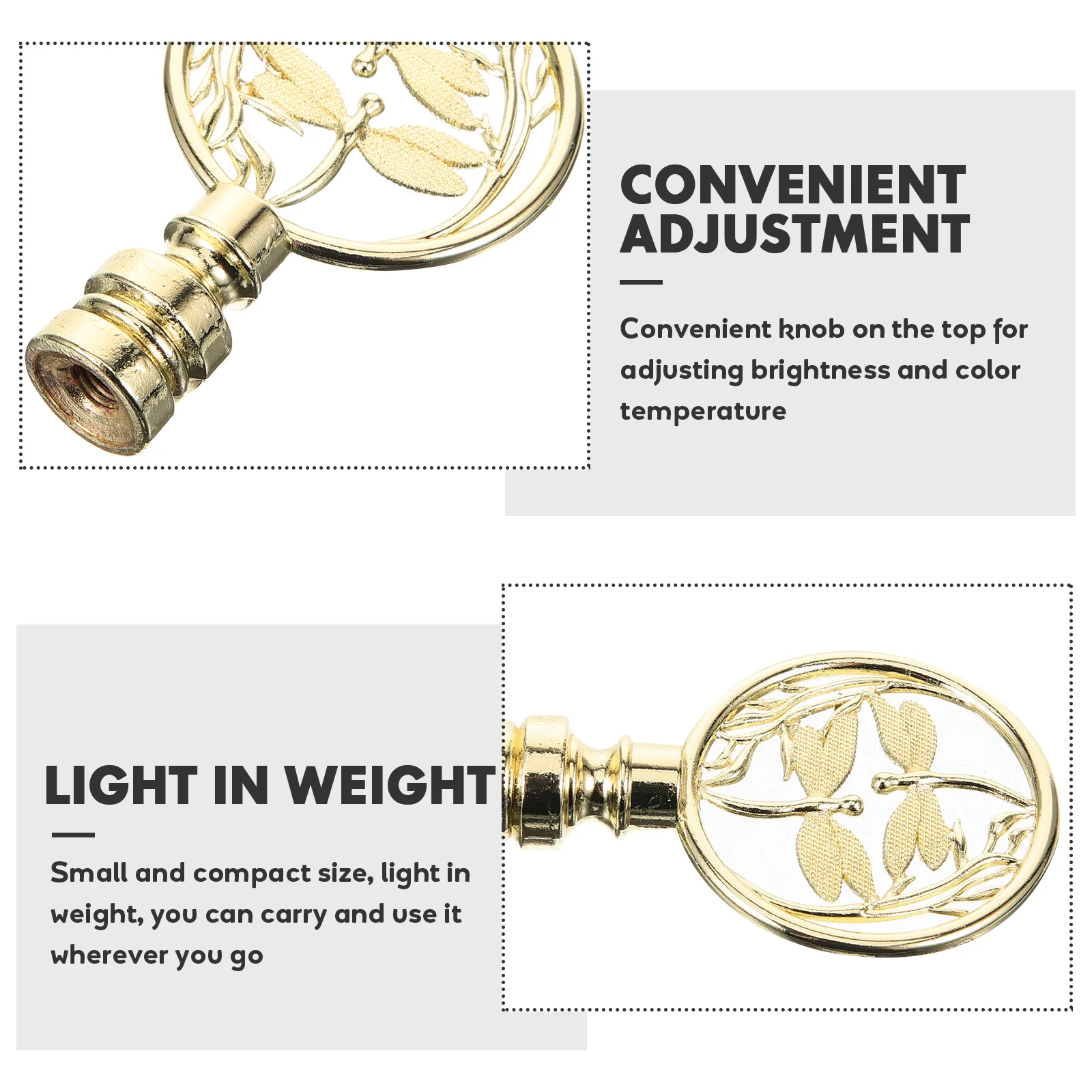 Decorative Light Knob Finials Golden Retro Lamp Shade Topped Desk Floor Lamps Adjustable Brightness Color Temperature Small
Decorative Light Knob Finials Golden Retro Lamp Shade Topped Desk Floor Lamps Adjustable Brightness Color Temperature Small