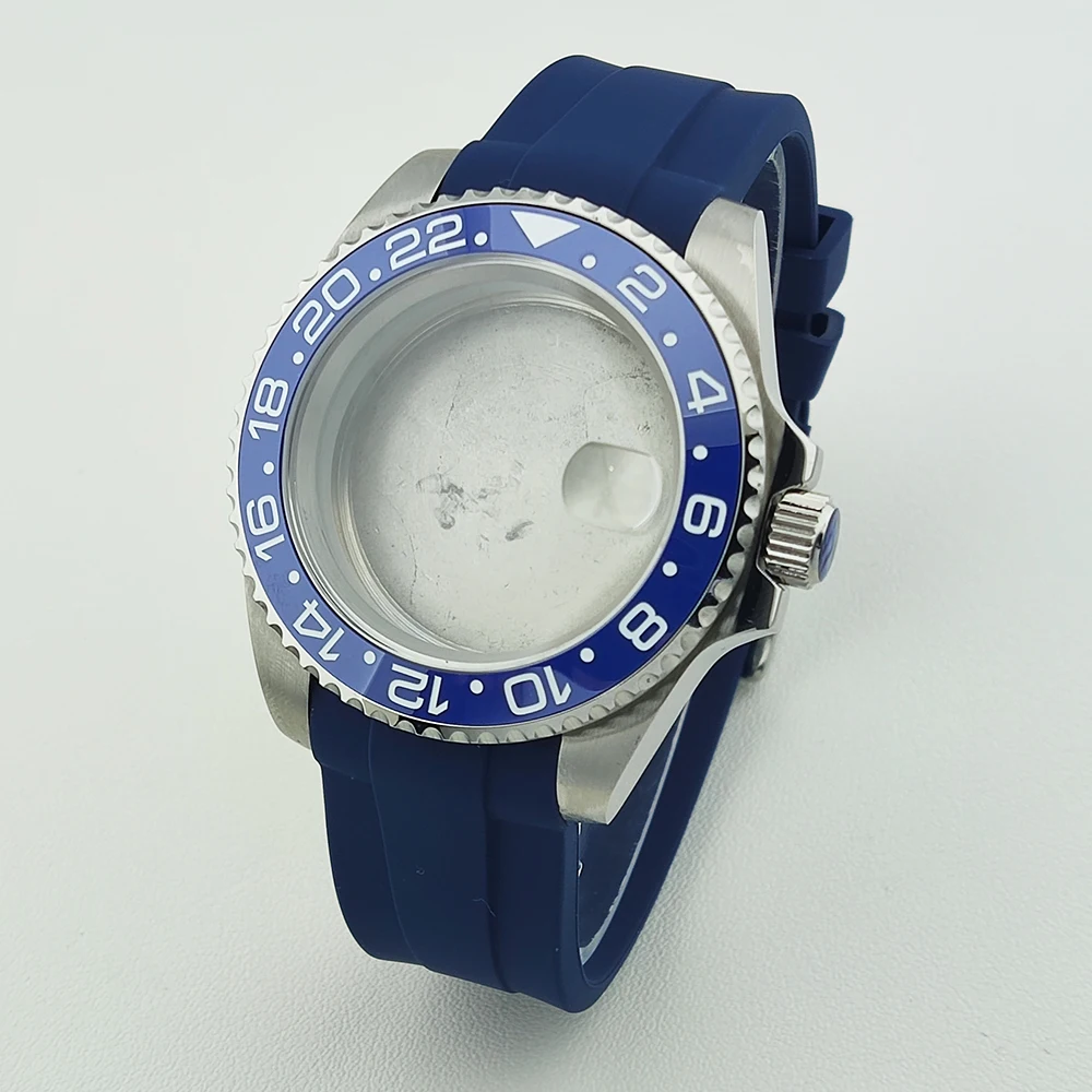 40mm nh35 Case Watch Case Sapphire Glass Stainless Steel Silicone Strap For NH34 NH35 NH36 NH38 Movements Watch Accessories
40mm nh35 Case Watch Case Sapphire Glass Stainless Steel Silicone Strap For NH34 NH35 NH36 NH38 Movements Watch Accessories
