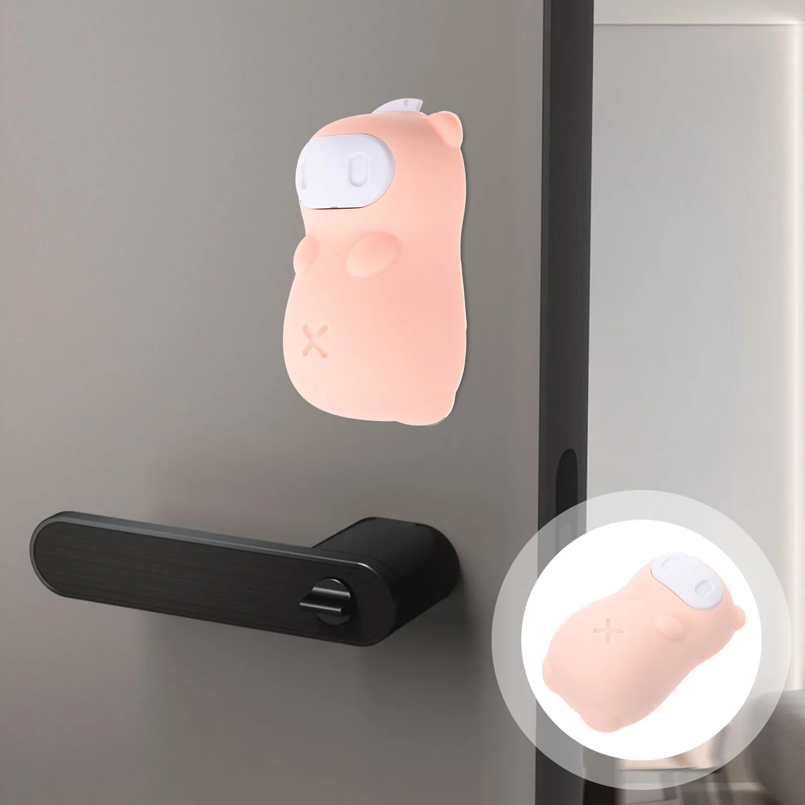 Pig Design Door Stopper for Bedroom Home Safety Anti-Collision Door Pinch Guard Plastic Floor Stopper Nail-Free Wall Protector
Pig Design Door Stopper for Bedroom Home Safety Anti-Collision Door Pinch Guard Plastic Floor Stopper Nail-Free Wall Protector