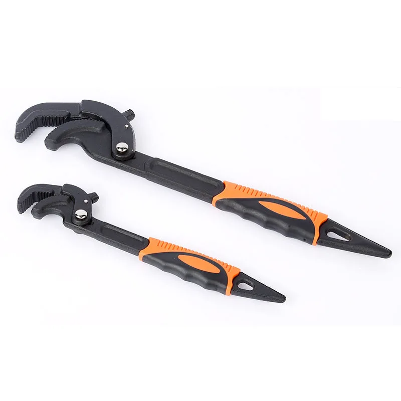 14-27/28-60mm Universal Key Pipe Wrench Open End Spanner Set High-carbon Steel Snap N Grip Tool Plumber Multi Hand Tool
14-27/28-60mm Universal Key Pipe Wrench Open End Spanner Set High-carbon Steel Snap N Grip Tool Plumber Multi Hand Tool