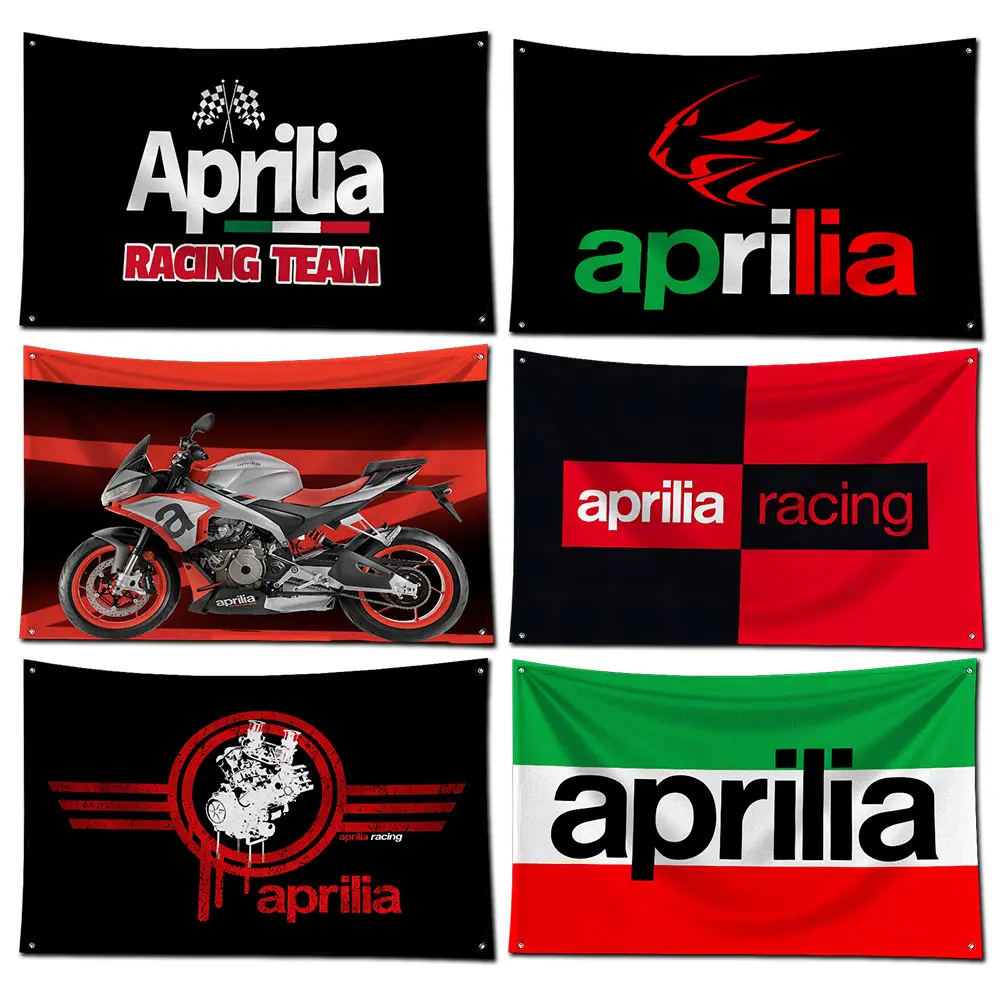 3x5 Ft Motorcycle racing Flag Polyester Digital Printing A-Aprilias Banner for Garage Wall Art Out Door Decoration With Grommets
3x5 Ft Motorcycle racing Flag Polyester Digital Printing A-Aprilias Banner for Garage Wall Art Out Door Decoration With Grommets