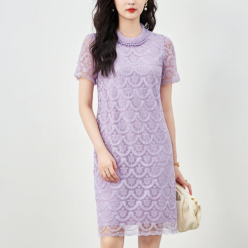 Elegant Party Dresses For Women Summer Beading Short Sleeve Embroidery Mesh Dress Women's Clothing Office Lady Fashion Dress
Elegant Party Dresses For Women Summer Beading Short Sleeve Embroidery Mesh Dress Women's Clothing Office Lady Fashion Dress