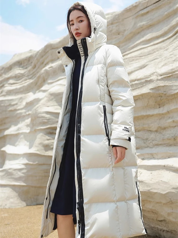 AIGYPTOS Goose Down Jackets For Women Winter Hooded Thickened Warm Goose Down Jacket Windproof Rainproof Long Warm Down Coats
AIGYPTOS Goose Down Jackets For Women Winter Hooded Thickened Warm Goose Down Jacket Windproof Rainproof Long Warm Down Coats
