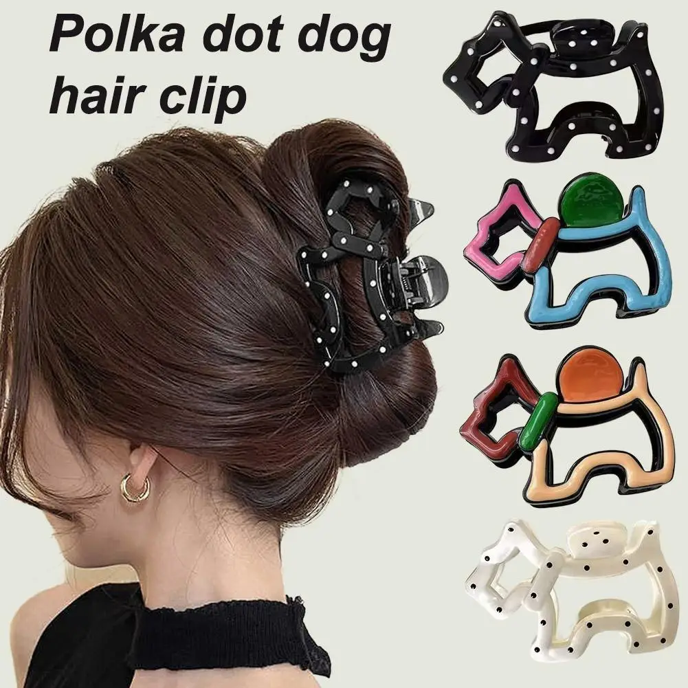 Polka Dot Dog Hair Claw Clip Korean Style Cute Shark Hairpin for Women Animal Updo Styling Hair Accessories
Polka Dot Dog Hair Claw Clip Korean Style Cute Shark Hairpin for Women Animal Updo Styling Hair Accessories