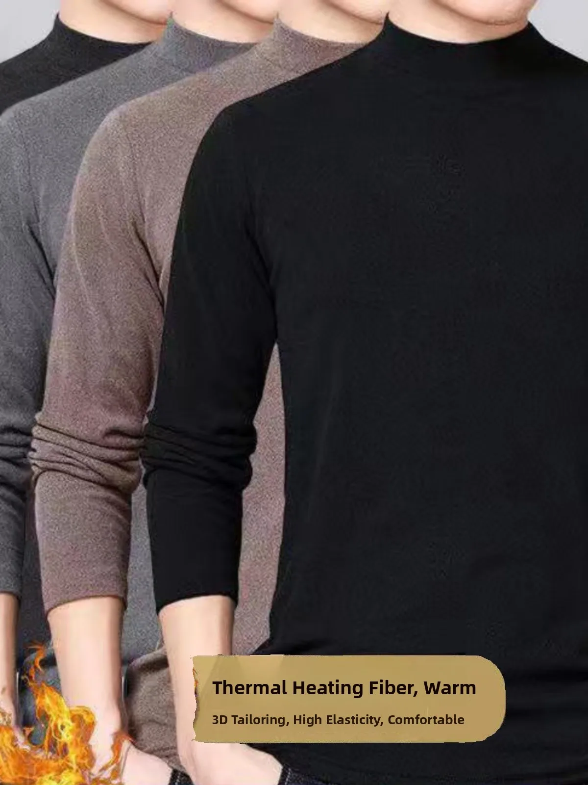 Мужское двухстороннее термобелье с высоким воротником Fce Long Sve T-shirt Faionable Winter Elastic Dervo Base irt
Мужское двухстороннее термобелье с высоким воротником Fce Long Sve T-shirt Faionable Winter Elastic Dervo Base irt