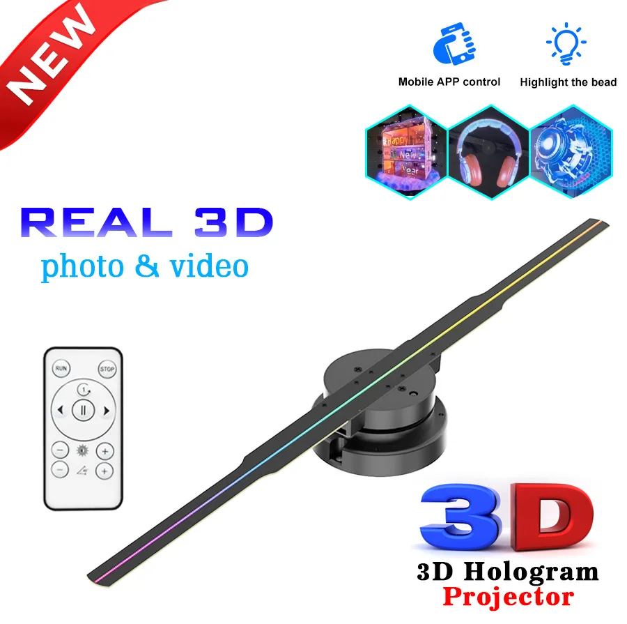 Naked eye 3D holographic projector 244LED stereo rotating floating aerial imaging fan screen wall hanging
Naked eye 3D holographic projector 244LED stereo rotating floating aerial imaging fan screen wall hanging