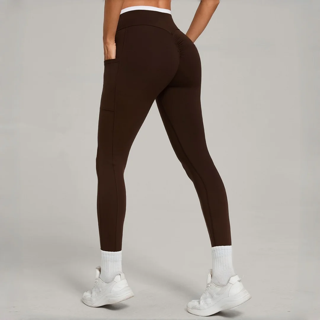 Новые женские спортивные леггинсы для йоги с карманами, высокой талией и эффектом подтяжки бедер, для фитнеса, бега и тренировок в зале
Новые женские спортивные леггинсы для йоги с карманами, высокой талией и эффектом подтяжки бедер, для фитнеса, бега и тренировок в зале