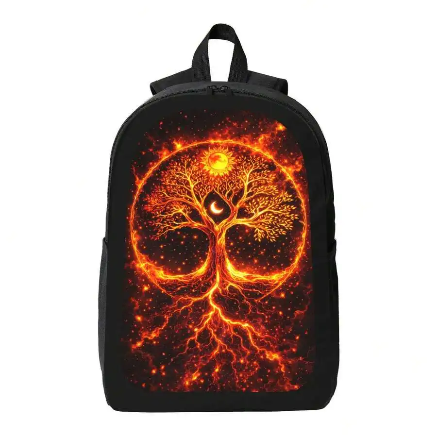 Flame Tree Of Life Backpack Stylish Casual Lightweight Durable Daypack For Outdoor Daily Use
Flame Tree Of Life Backpack Stylish Casual Lightweight Durable Daypack For Outdoor Daily Use