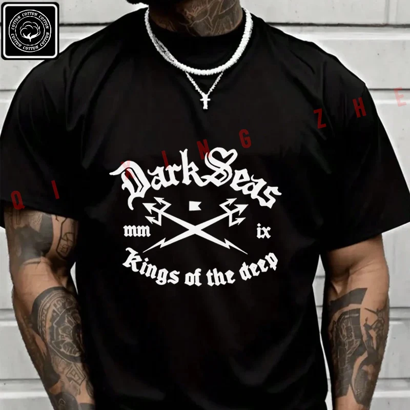DARK SEAS Kings Of The Deep graphic Motorcycle Men's And Women's T-shirt Summer Cotton Short Sleeved Casual Basic TShirt Tops
DARK SEAS Kings Of The Deep graphic Motorcycle Men's And Women's T-shirt Summer Cotton Short Sleeved Casual Basic TShirt Tops