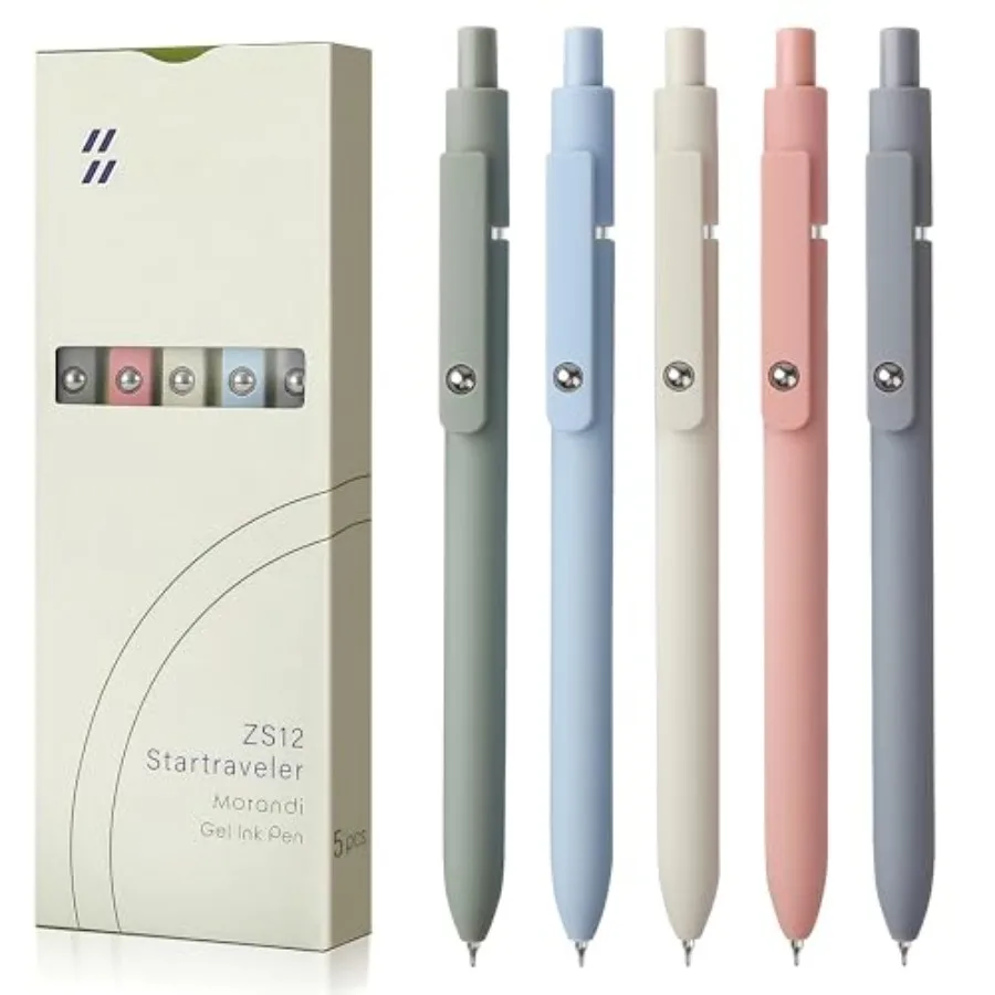 5pcs Gel Pens Quick Dry Ink Pens Fine Point Premium Retractable Rolling Ball Gel Pens Black Ink Smooth Writing for School Offic
5pcs Gel Pens Quick Dry Ink Pens Fine Point Premium Retractable Rolling Ball Gel Pens Black Ink Smooth Writing for School Offic