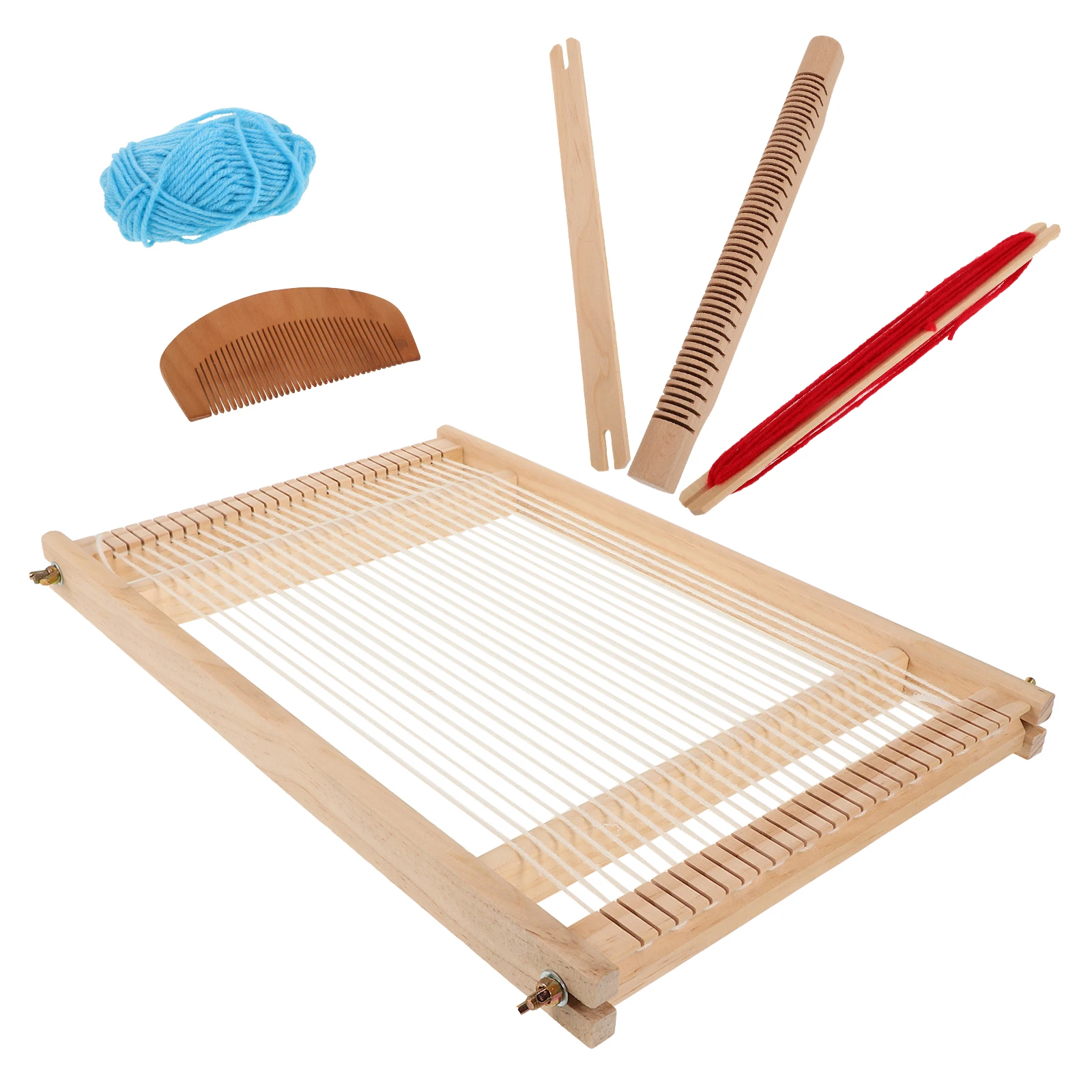DIY Weaving Tool Loom Wooden Handloom Thread Tapestry Blanket Bamboo Fashion Accessories Scarf Bag Durable Safe Easy Versatile
DIY Weaving Tool Loom Wooden Handloom Thread Tapestry Blanket Bamboo Fashion Accessories Scarf Bag Durable Safe Easy Versatile