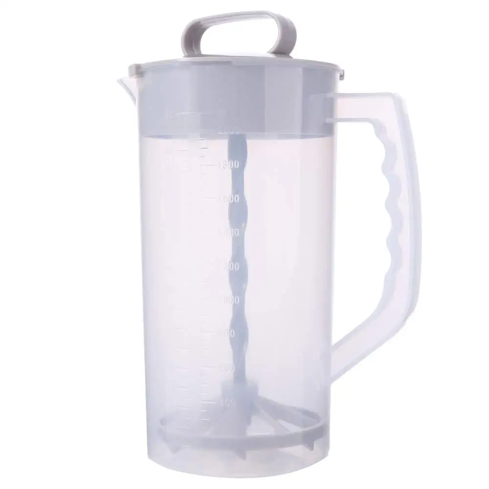 Manual Mixing Pitcher Fall-resistant with Lid Juice Mixing Container Wide Mouth Heat Resistant Beverage Blending Container
Manual Mixing Pitcher Fall-resistant with Lid Juice Mixing Container Wide Mouth Heat Resistant Beverage Blending Container