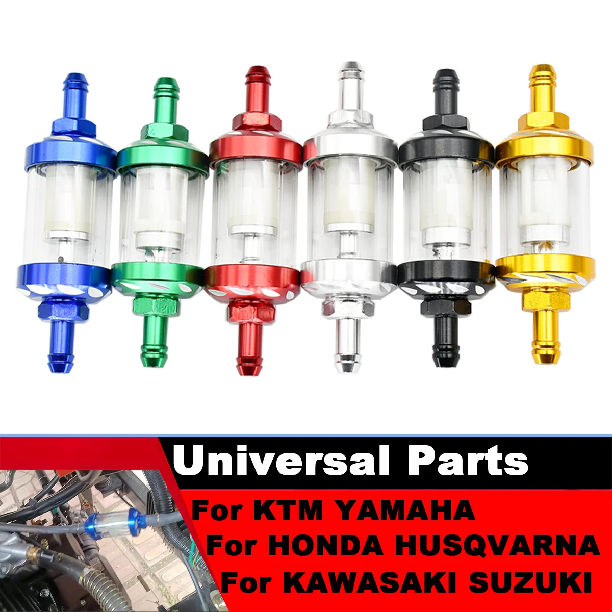8mm Universal Motorcycle Fuel Filter Engine Inline Carb CNC Fuel Gas Filter Motor Oil Filters Off Road ATV Accessories
8mm Universal Motorcycle Fuel Filter Engine Inline Carb CNC Fuel Gas Filter Motor Oil Filters Off Road ATV Accessories
