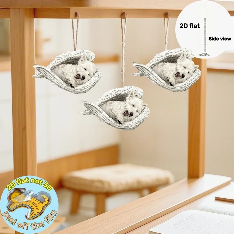 2D Flat Acrylic Cute Dog Hanging Pendant for Car Rear View Mirror Festival Decoration Charm Birthday & Anniversary Gifts Holiday
2D Flat Acrylic Cute Dog Hanging Pendant for Car Rear View Mirror Festival Decoration Charm Birthday & Anniversary Gifts Holiday