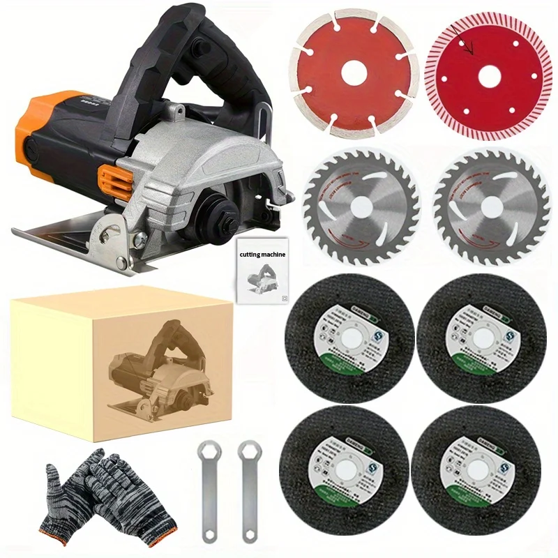 Latest Plug-In Marble Machine, Stonemason Saw, Electric Circular Saw, Handheld Saw, Portable Saw, Power Tool, Wired Power Tool, Professional High-Power Stone Electric Circular Saw, Woodworking Marble Saw, Stone Metal Cutting And, Men'S Gift
Latest Plug-In Marble Machine, Stonemason Saw, Electric Circular Saw, Handheld Saw, Portable Saw, Power Tool, Wired Power Tool, Professional High-Power Stone Electric Circular Saw, Woodworking Marble Saw, Stone Metal Cutting And, Men'S Gift