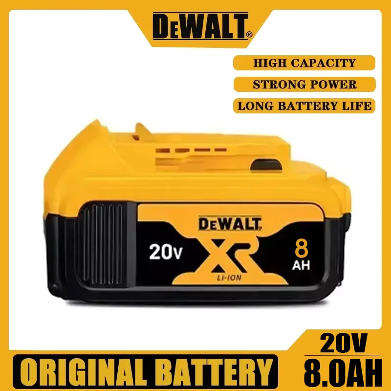 DEWALT 20 В 8 Ач аккумулятор оригинальный инструмент зарядное устройство инструмент быстрая зарядка литиевая батарея DCB115, DCB118 зарядное устройство
DEWALT 20 В 8 Ач аккумулятор оригинальный инструмент зарядное устройство инструмент быстрая зарядка литиевая батарея DCB115, DCB118 зарядное устройство