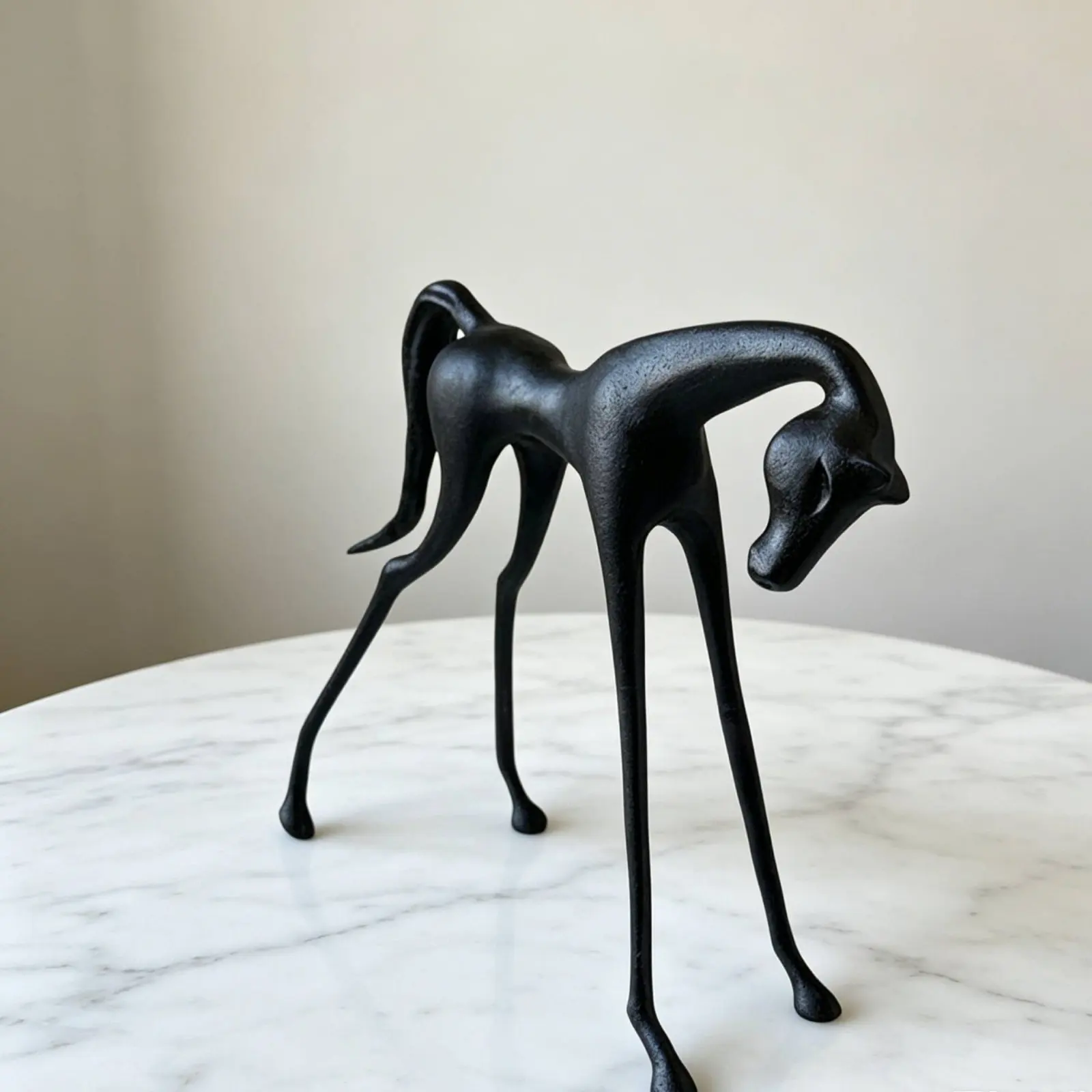2 Pieces Horse Metal Sculpture Solid Base Abstract Horse Sculpture Decor Piece Lifelike for Tabletop
2 Pieces Horse Metal Sculpture Solid Base Abstract Horse Sculpture Decor Piece Lifelike for Tabletop