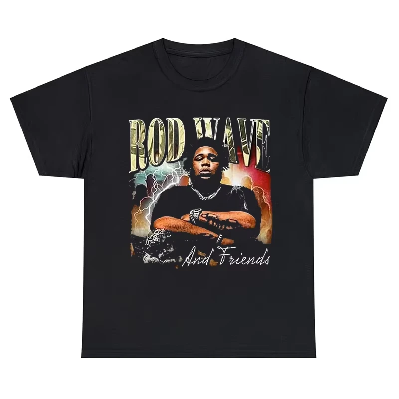 Rod Wave Graphic T-shirt Hip Hop Rapper Poster Print Shirt Cotton Daily Casual Short Sleeve Tees Men Oversized Streetwear Tops
Rod Wave Graphic T-shirt Hip Hop Rapper Poster Print Shirt Cotton Daily Casual Short Sleeve Tees Men Oversized Streetwear Tops