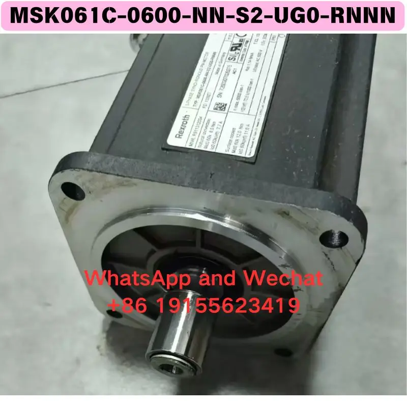 Used MSK061C-0600-NN-S2-UG0-RNNN electrical machinery Functional test OK
Used MSK061C-0600-NN-S2-UG0-RNNN electrical machinery Functional test OK
