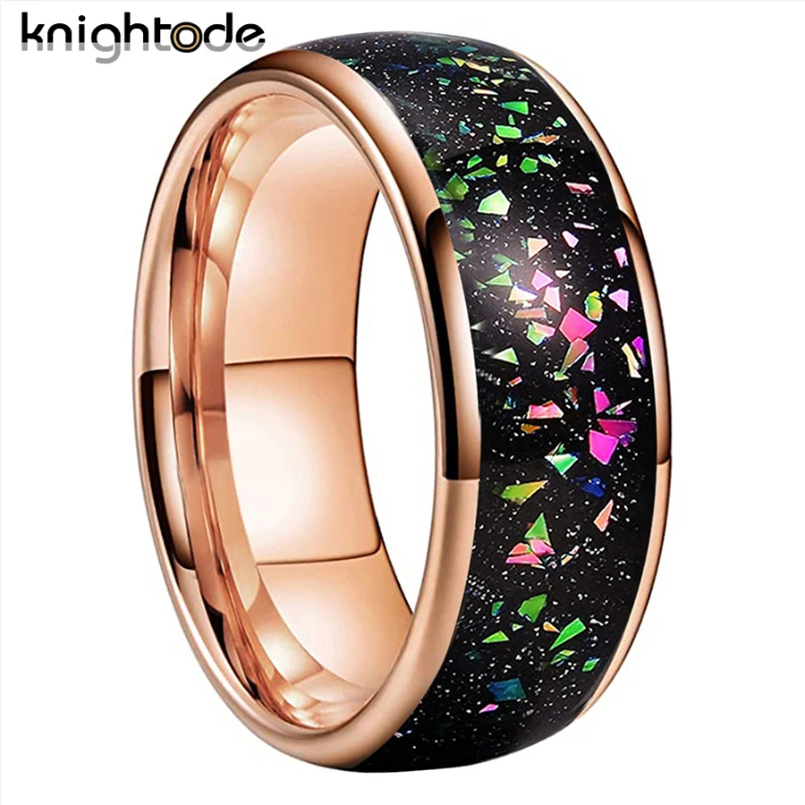 8mm Tungsten Carbide Wedding Band For Men Women Opal Rings Nice Domed Polished Comfort Fit Free Shipping
8mm Tungsten Carbide Wedding Band For Men Women Opal Rings Nice Domed Polished Comfort Fit Free Shipping