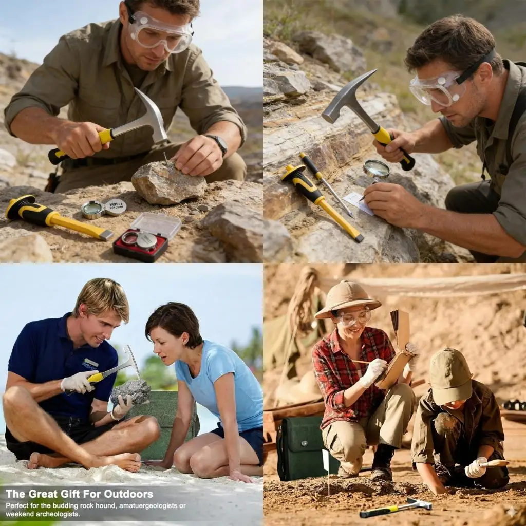 Ergonomic Rock Pick And Tool With Viewing Lens produced For Field Geologists And Collectors high quality
Ergonomic Rock Pick And Tool With Viewing Lens produced For Field Geologists And Collectors high quality